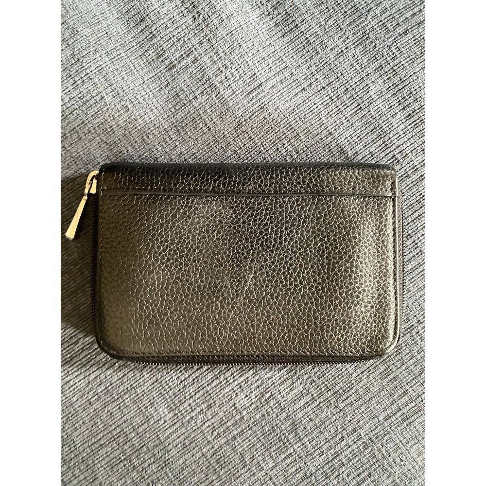 Longchamp Black Pebbled Leather Coin/Card Case - PERFECT CONDITION - Picture 2 of 5